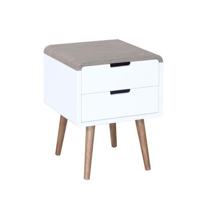 China Nordic Modern Simple Luxury Square Cabinet Nightstand Bedside Table Bedside Table Bedroom Furniture Bedside Adjustable(Height) for sale