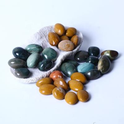 China Wholesale Natural Rough Polished Tumbled Colored Agate Stones From Europe Tumbled Crystal Crafts For Healing for sale