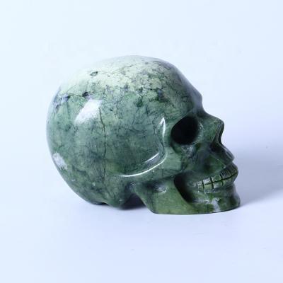 China Wholesale High Quality Natural Europe Jasper Crystal Healing Gemstone Kambaba Skulls Carving Folk Crafts Feng Shui For Home De for sale