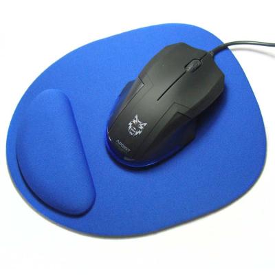 China PASSIONATE natural support wrist surface fabric Jiaji mouse pad wrist rubber material gaming mouse pad rest for sale