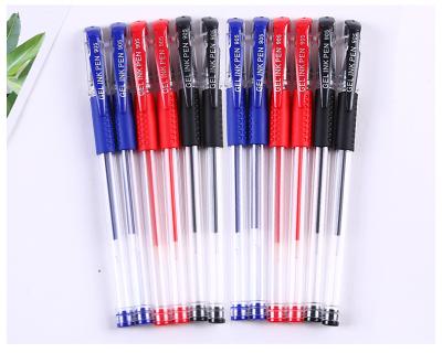 China office & School Pen European Standard Gel Pen 0.5mm Bullet Water Pen Writing Student Test Office for sale