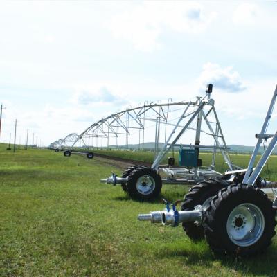 China Linear Lateral Motion Agricultural Linear Suction Irrigation Electric Center Pivot Irrigation System for sale