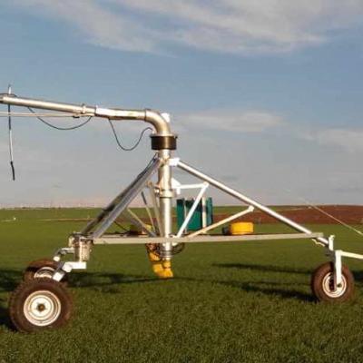 China Increase Irrigation Ratio Three Wheel Towable Irrigation System For Agriculture Pivot Irrigation Suction Sprinkler Equipment For Sale for sale