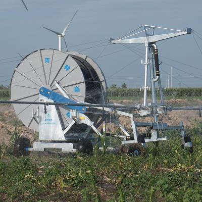 China Hot--Dip Galavanization 2021 Irrigation System Sprinkler Boom Hose Reel Moving Irrigation Systems for sale