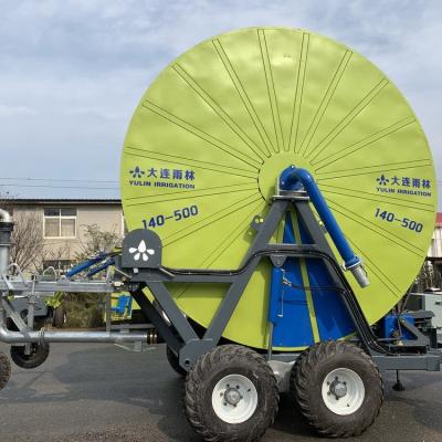 China Farms CHINA YULIN Hose Reel Irrigation System With Agricultural Displacement Irrigation System for sale