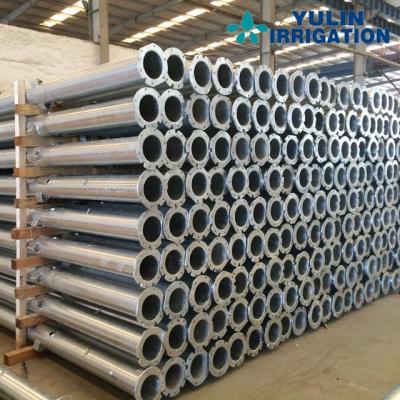 China anti-corrosion hot galvanizing 168mm pipe used for central pivot irrigation system/central pivot irrigation pipes for sale