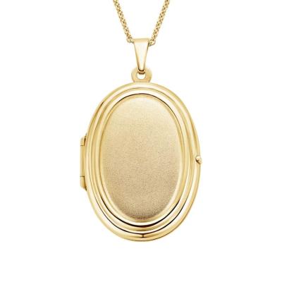 China New Arrival Fashion Jewelry 18k Yellow Gold Romantic Oval Shape Pendant For Women for sale