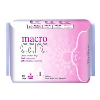 China Super Absorbent Macro Care Angels Secret Negative Ion Sanitary Napkin Suppliers for sale