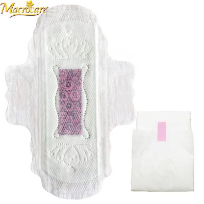 China Breathable Wholesale Cottony Disposable Sanitary Napkin Woman Sanitary Pads With Anion Chip for sale