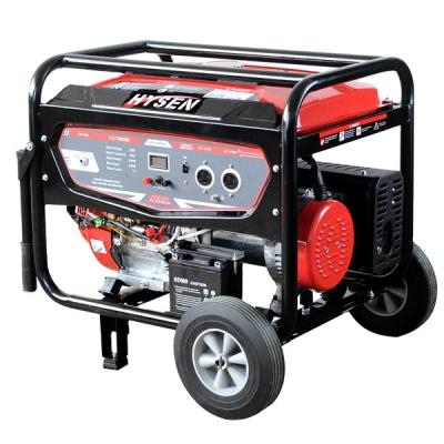 China Portable Generator Provide Electric Power For Home Use Custom Design Small 5.5KW 6KW 15HP Portable Household Small AC Alternator 5kw Gasoline Generator for sale