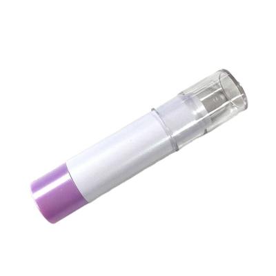 China Empty Cosmetic Plastic Packaging Blush Stick Case Round Stick Base Container for sale