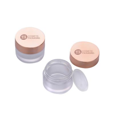 China Wholesale Custom Logo Empty Plastic Round Cosmetic New Product Eye Cream Jar for sale