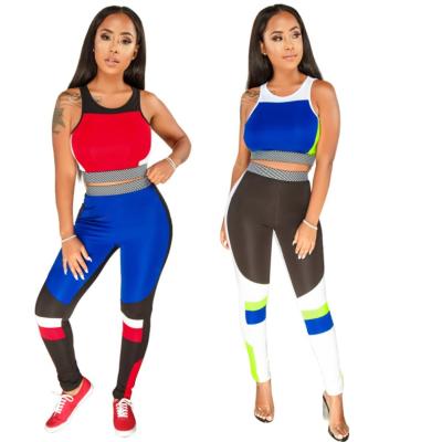 China 2022 Sexy Women's Breathable Sports And Leisure Workout Jogger Two Piece Sets For Woman for sale