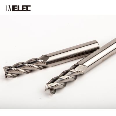 China MELEC CNC Process Customized D6*18*D6*50mm Solid Carbide Material 3 Flutes Blades Adjust Combo Milling Aluminum / Aluminum Flat Cutter for sale