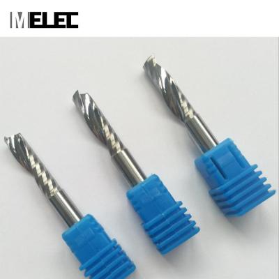 China CNC Process MELEC CNC Machines Aluminum Alloy Special Solid Carbide Single Flute Blade Cutter 1 for sale