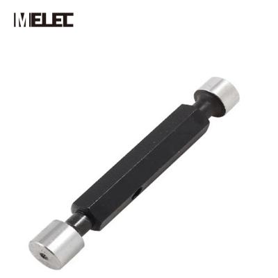 China CNC Process MELEC High Precision Carbide Smooth Grip Gauge Go Nogo Gauge With Black Handle for sale