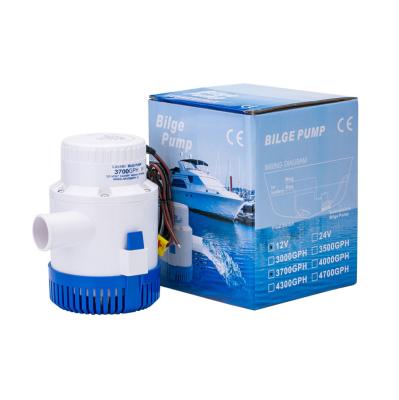 China ABS LifeSRC 3700gph 12v High Pressure DC 24v DC Marine Bilge Pump For Boat for sale