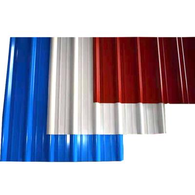 China Fudao container 30-275g 0.45mm PPGI corrugated metal roofing sheet for sale