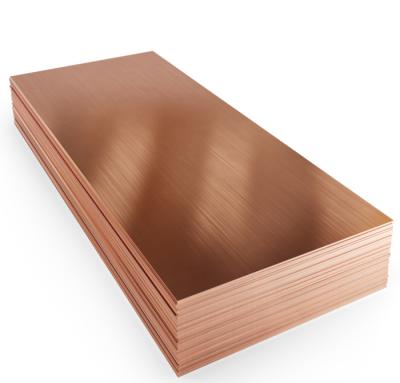 China Good Quality Copper Plate Industrial Pure Copper Sheet In Different Sizes for sale