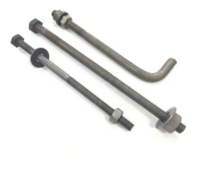 China Direct selling L type shaped bolt customized L type anchor bolt steel factory anchor bolt for sale