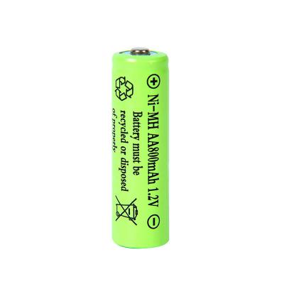 China 800mah Full Capacity Ni-MH Lamp 1.2V Ni-MH Solar Rechargeable Battery 800mah for sale