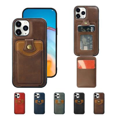 China Hot Selling Custom Card Wallet Phone Case Shockproof Mobile Phone Accessories For Iphone 13 Case for sale