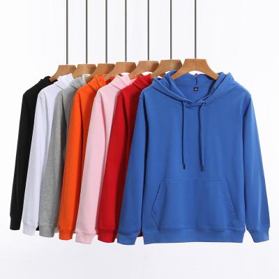 China Spring Autumn Custom Logo Unisex Hoodies Anti-pilling Cotton Logo Various Colored Hoodie for sale