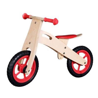 China 12inch Street Bicycle Toy Wooden Bike Wooden Bike Training Bike For Kids for sale