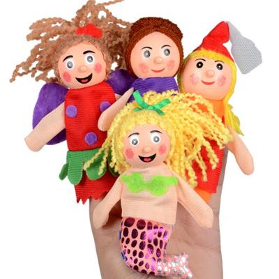 China Cartoon Toy Finger Puppet Set Educational Toys Fairy Doll for Kids Study for sale