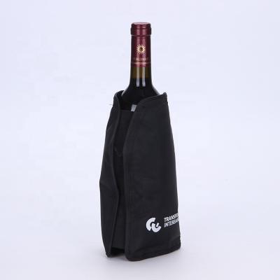 China Sustainable Champagne Beer Cooled Beverage Wine Refrigerator Ice Bag Carrier Pouch Ice Bag Wine Cooler Bag for sale