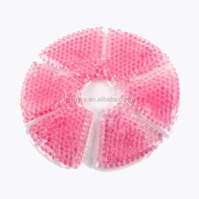 China Gel Ice Therapy Breast Home+Hotel Hot And Cold Beads Pack Breastfeeding Relief Breast Pads for sale