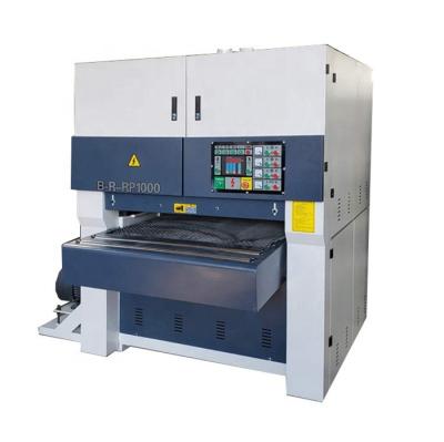 China Building Material Stores Low Price Automatic Wide Belt Heavy Duty Solid Wood Sanding Machine For Woodworking for sale