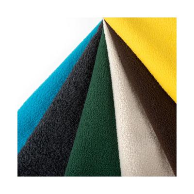 China Brushed Pattern Customize Colors 100% Polyester 290gsm Soft Polar Fleece Fabric for Coat for sale