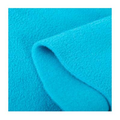 China Anti Pilling Two Side Brushed Polar Fleece Fabric for 250GSM Plain Dye Winter Coat for sale