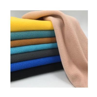 China Winter Coat Lining Fabric 150d*144f Medium Weight Anti Pilling Micro Fleece Fabric for sale