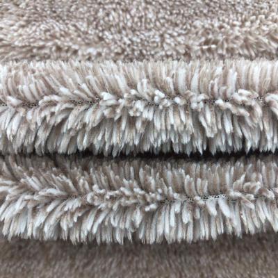 China 100% Polyester Cationic Dyed Knitted Sherpa Fleece Fabric for in Various Applications for sale