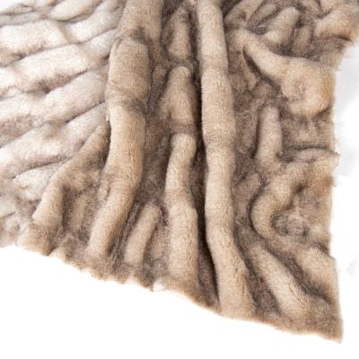 China Quick-Dry Rabbit Fur Fabric The Perfect Choice for Fashionable Home Textile Garments for sale