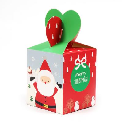 China DIY Recycled Design Explosion Box Candy Apple Christmas Gift Box Materials Explosion Custom Surprise Gift Box for sale