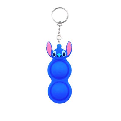 China Cartoon key point key chain pioneer small rodent cartoon gift decompression toy minnie mickeey dangle keychain for sale