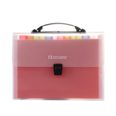 China Amazon Organ A4 Waterproof Explosive Grid Bag 13 Multi-Layer Folder Bag Folder Customized Reagent Paper Storage Information Brochure for sale