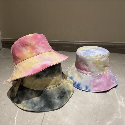 China Wholesale Character Cotton Tie Dye Bucket Hat for sale