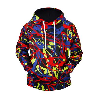 China Oversized Men's Anti-pilling Custom 3D Sweatshirts Printing Custom Polyester/Cotton Hooded Women Pullover Hoodie OEM Unisex Service Unlined for sale