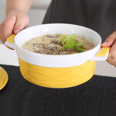 China Good quality sustainable promotional casserole in cookware novelty personalized wholesale ceramic cookware set for sale