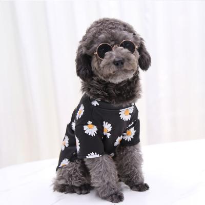 China 2021 fashionable dog suit clothes couple legged models pajamas air brand home service four clothing luxury pet clothes for sale