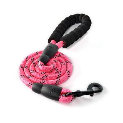 China Midepet Hot Selling Padded Padded Running Dog Leash Lead Resistant Comfortable Rope Outdoor Climbing Reflective Dog Leash for sale