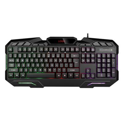 China Cheap Black Custom Computer Magic USB Keyboard Gaming Keyboard And Mouse 104 Key Keyboards Yes for sale