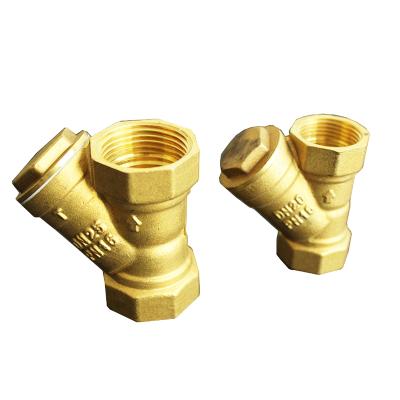 China Kitchen Low Price Manual Brass Ball Valves Shut Off ValveY Filter Valve For Sale for sale