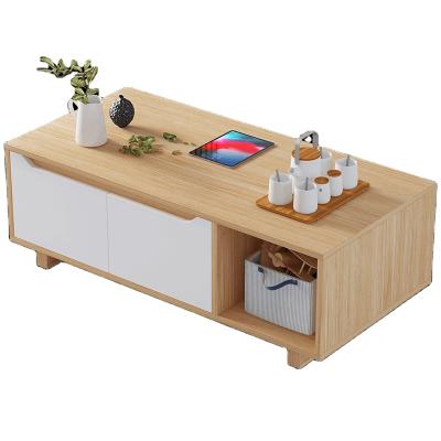 China Modern creative sofa side table (the other) of double-layer coffee table Nordic adjustable small tea table balcony for sale