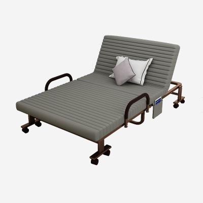 China Single Folding Nap Simple March Portable Lunch Desk Break Double Folding Sofa Bed for sale