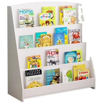 China Adjustable Children's Furniture (Other) Wooden Bookcase Shelf For Easy Organization Bookcase For Kids Book Rack for sale